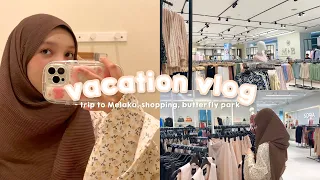 vacation vlog 6: trip to Melaka, shopping, visiting butterfly park! || Malaysia (aesthetic vlog)