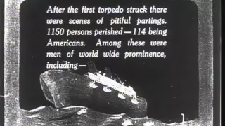 Sinking of the Lusitania (1918) Winsor McCay, with an improvised score by HESPERUS