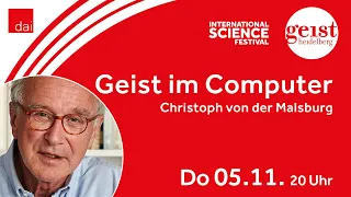 Christoph von der Malsburg "Geist im Computer. Wie soll das gehen?" – Geist Heidelberg