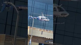 Helicopter landing at hospital !