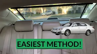 How to Access Rear Deck on 2005-2012 Toyota Avalon Without Removing Rear Seats!