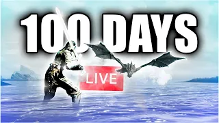 I MUST SURVIVE SKYRIM 100 DAYS! - Perfectly Balanced Hardcore Skyrim Challenge #live