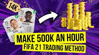 MAKE 500K AN HOUR WITH THIS FIFA TRADING METHOD!!! Fifa 21 Trading Method