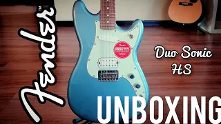 [UNBOXING] Fender Duo Sonic HS💙