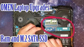 Laptop RAM and M.2 SATA SSD upgrades - Omen 15