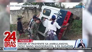 24 Oras Weekend Part 3: Mga sasakyang tumaob; reklamo sa Catch Up Fridays; atbp.