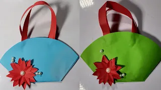 How To Make bag From craft Paper   #craftdiffrentideas #craftpaper #diy #craftpaper