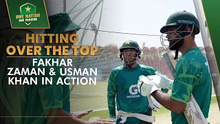 Hitting Over the Top: Fakhar Zaman & Usman Khan in Action | PCB | MA2A