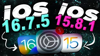 НОВЫЕ iOS 16.7.5 и iOS 15.8.1! ОБЗОР ПРОШИВОК iOS 16.7.5 и iOS 15.8.1!