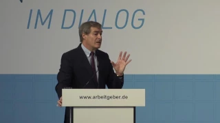 Sozialpartner im Dialog - Arbeitgeberpräsident Ingo Kramer