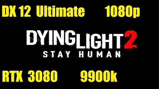 Dying Light 2 - 1080p Ultra Settings (DX12 Ultimate RayTracing) RTX 3080 - 9900k - FPS Test
