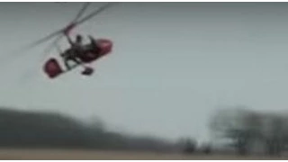 Bizarre Autogyro Crash - Will The Pilot Survive?