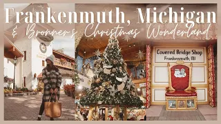 World's BIGGEST Christmas Shop | Visiting Frankenmuth Michigan & Bronner's Christmas Wonderland