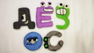 Alphabet Lore (Д, Ё, З, О, С) Harrymations version Satisfying Needlefelt Art Compilation