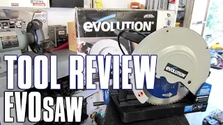 TOOL REVIEW - Unboxing & Review Of The EVOLUTION Carbide Metal Chop Saw