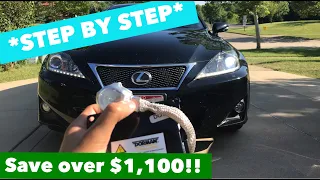 How to change / replace the headlamp ballast on a Lexus IS250 /IS350 / ISF *STEP-BY-STEP*