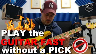 🎸 How to PLAY the GUITAR FAST without a PICK