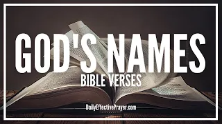 Bible Verses On God's Names | Scriptures On The Names Of God (Audio Bible)