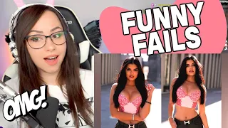 TRY NOT TO LAUGH WATCHING FUNNY FAILS VIDEOS #7 | Bunnymon REACTS