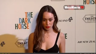 Alycia Debnam Carey arrives at 'The Dark Horse' Los Angeles premiere