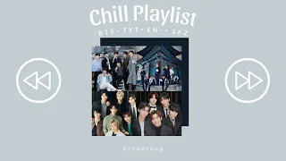 b t s • t x t • e n h y p e n • s t r a y  k i d s ~ chill playlist