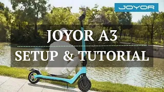 MyScooter.my - How To Use Joyor A3 Electric Scooter (Beginner Tutorial & Setup)