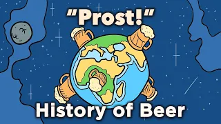 ♫ History of Beer: "Prost!" By Tiffany Roman  - Animated Instrumental Music Video - Extra History