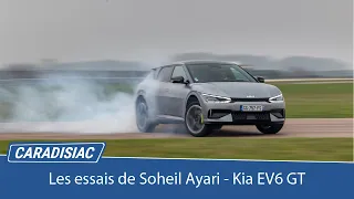 Les essais de Soheil Ayari - Kia EV6 GT : silence, ça fume