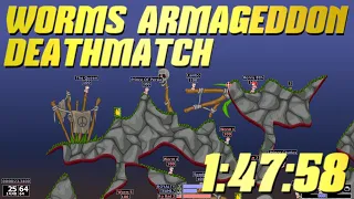 Worms Armageddon - Deathmatch Speedrun in 1:47:58