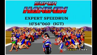 Super Hang-On (Mega Drive) - Expert Course/Europe - Speedrun 10'54"060