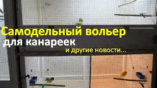 Вольер для канареек своими руками. Строим сами просторное жилье для птиц.