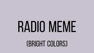 Radio Meme Background