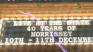 Morrissey & his bouncer mate - State Theatre, Sydney Dec 11, 2023