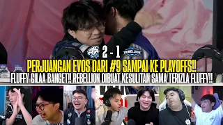 ASSALAMUALAIKUM PLAYOFFS DARI EVOS GLORY!! REAKSI STREAMER EVOS GLORY 2-1 REBELLION MPL ID S13!!