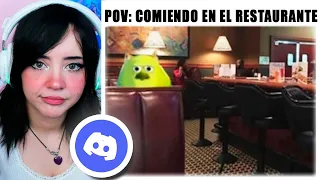 POV: COMIENDO EN EL RESTAURANTE  || REACCIONANDO A MEMES DE DISCORD #73