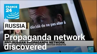 'Not surprsing at all': France discovers network of Russian propaganda sites • FRANCE 24 English