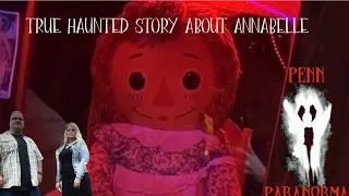 Haunted story of the real haunted Annabelle doll inside the warrens occult museum told by Tony Spera