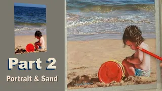 Pastel Seascape Tutorial | Easy Way To Draw The Figure & The Sand. Narrated With Some Realtime