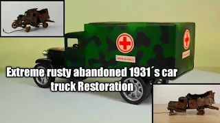 extreme rusty abandoned 1931´s car truck | AutoRestoration