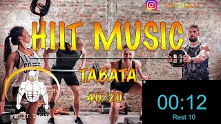 HIIT WORKOUT MUSIC - ELECTRONIC MUSIC 2022 - 40/20 - TABATA SONGS