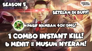 ZUKA Setelah di BUFF MENGGILA! 1 Combo Instant KILL! - AOV Indonesia