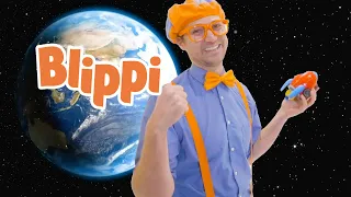 Learning About Outer Space With Blippi Toys | Science Videos For Kids