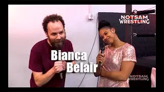 Bianca Belair meets Sam Roberts - Comments, Getting to WWE, Being NXT Womens Champion, etc