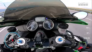 KAWASAKI ZX14R TOP SPEED | 3,5MIN 17KM | INSANE RIDE |