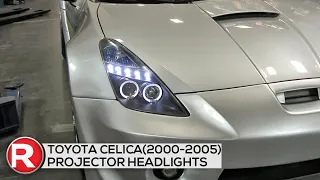 DIY Install + Demo: Spec-D Projector Headlights Toyota Celica 00-05 Dual Halo w/ LED - Black/Chrome