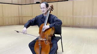 "Five" for five-string Baroque cello, movement 4, by Luke Dahn