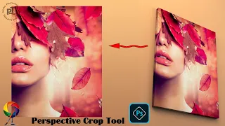 Perspective Crop Tool in Photoshop #shorts