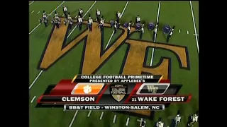 2008 Clemson at #21 Wake Forest