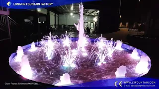 small Round Pool Dancing Music Fountain--Longxin Fountain Supply