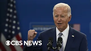 Biden highlights his economic record in North Carolina speech | full video